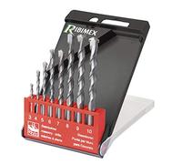 Lot de 8 embouts pour béton en acier Diam 3, 4, 5, 6, 7, 8, 9, 10 mm