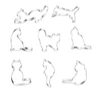 Lot de 8 emporte-pièces mignons en forme de dessin animé pour la marche assise pour la série Cutter Stainl Sugarcraft
