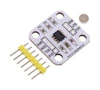 Lot de 8 encodeurs magnétiques sans contact As5600 - Résolution 12 bits - Module de capteur d'angle avec interface Pwm et I2c - Pour commande de moteur de bras de robot - Valve industrielle - Bouton
