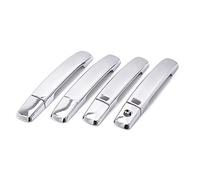 Lot de 8 enjoliveurs de poignée de porte extérieure pour Nissan Qashqai Dualis 2007-2013 ABS chromé avec 3 petits trous