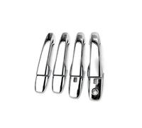 Lot de 8 enjoliveurs de rechange pour poignée de porte latérale extérieure de voiture Toyota pour RAIZE Chromé