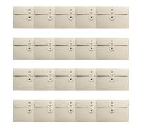 Lot de 8 enveloppes en papier avec une résistance durable et des câbles d'extrémité naturellement parfumés pour les salutations, les mises en page d'affaires, le bureau, l'école, le rangement de