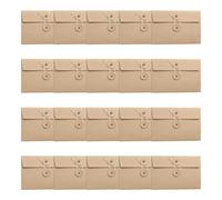 Lot de 8 enveloppes en papier avec une résistance durable et des câbles d'extrémité naturellement parfumés pour les salutations, les mises en page d'affaires, le bureau, l'école, le rangement de