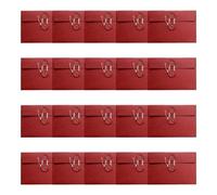 Lot de 8 enveloppes en papier avec une résistance durable et des câbles d'extrémité naturellement parfumés pour les salutations, les mises en page d'affaires, le bureau, l'école, le rangement de
