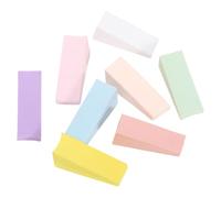 Lot de 8 éponges pour nail art pour tamponner du gel, pratique en forme de triangle, applicateurs précis, réutilisables, outil de manucure