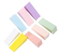 Lot de 8 éponges pour nail art pour tamponner du gel, pratique en forme de triangle, applicateurs précis, réutilisables, outil de manucure