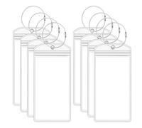 Lot De 8 Etiquette Valise, Etiquette Bagage Valise Transparente Etiquette Valise Voyage Avion CroisièRe éTiquette De Bagage Pour Bagage,Valise,Voyage