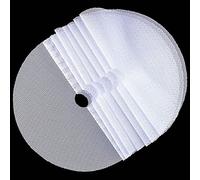 Lot de 8 feuilles de déshydrateur en silicone pour déshydratateur, tapis rond anti-adhésif de 33 cm, tapis de cuisson vapeur réutilisable pour séchoir à fruits (20, 33 x 33 cm)