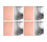 Lot de 8 feuilles de feuille d'aluminium décoratives fabriquées à la main, 0,07 mm, larges feuilles métalliques pour gaufrage | pour Noël, anniversaire, vacances, projets artistiques, réparation de