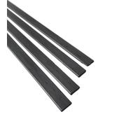 Lot de 8 feuilles de fibre de carbone, bandes de renfort en carbone, longueur 500 mm, panneau en sergé de fibre de carbone(1mmx3mm)