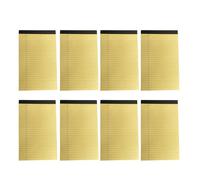 Lot de 8 feuilles de papier à lettre 4 feuilles de papier à écrire Carnet à gratter Feuille d'alliage légal pour la maison, le bureau, l'école Notes de notes doublées Ajustement des larmes Légal