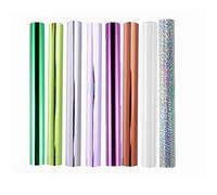 Lot de 8 feuilles de papier de transfert réactif compatible avec imprimante laser et plastifieuse Briartw | 5 m x 19,3 cm par rouleau | Parfait pour les loisirs créatifs, les cartes en relief, les