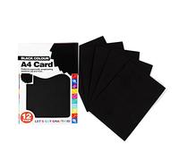 Lot de 8 feuilles de papier miroir A4 standard, en 2 couleurs. Papier cartonné miroir argenté et doré 210 g/m² pour l'art et l'artisanat (carte noire)