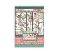 Lot de 8 feuilles de papier washi A5 - Pays des merveilles