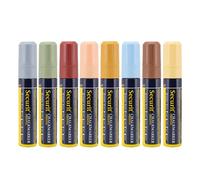 Lot de 8 feutres craies couleurs Terre 7-15 mm