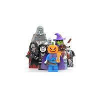 Lot de 8 figurines de vampires, citrouilles, loups-garous, crânes, pour enfants, à assembler, blocs