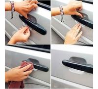 Lot de 8 films de protection en vinyle transparent pour poignée de portière de voiture