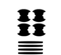 Lot de 8 Films protecteurs pour poignées de portières de Voiture, Protection Anti-Rayures, Autocollants décoratifs pour la Peinture.