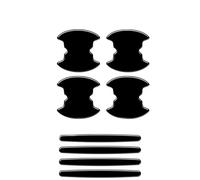 Lot de 8 Films protecteurs pour poignées de portières de Voiture, Protection Anti-Rayures et Autocollants décoratifs pour la Peinture.