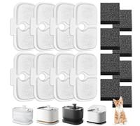 Lot de 8 Filtre pour Fontaine à Chat Compatible Petlibro Dockstream