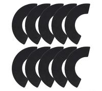 Lot de 8 filtres à charbon actif de rechange pour litière robot 4 chats, accessoires de désodorisation, filtre en coton désodorisant pour la gestion des déchets d'animaux domestiques (10 pièces)