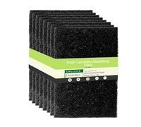 Lot de 8 filtres à charbon de rechange pour poubelle à compost Joseph Joseph - Filtres à compost compatibles avec poubelle avec compartiment de filtre intégré