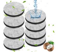 Lot de 8 filtres à eau MicroDisc pour bouteilles Brita Fill & Go - Réduit les PFAS, le chlore, les microparticules et autres impuretés dans l'eau potable