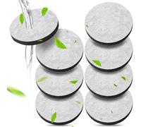 Lot de 8 Filtres à Eau pour Bouteilles Filtrantes Compatible avec Fill & Go-Réduisent le chlore, les microparticules et Autres Substances Altérant le Goût Dans L'eau