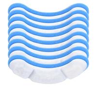 Lot de 8 filtres de rechange à charbon actif pour distributeurs d'eau WF050 WF060 - Purification des couches avec raccord à baïonnette anti-fuite