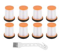 Lot de 8 filtres de rechange en tissu pour aspirateur à main sans ION W1 S87 WV200, WV201, WV205, WV220.