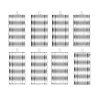 Lot de 8 filtres de rechange pour aspirateurs Rob-otic 360 S8 Plus