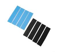 Lot de 8 filtres de rechange pour Mitsubishi E-lectric pour mini climatiseur split, enzyme lytique et charbon actif, 21 x 4,7 cm, série MSZ-FH/FS, installation unique