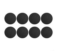 Lot de 8 filtres de rechange pour poubelle à compost - Charbon actif - Pour applications de compostage de cuisine intérieure (125 x 10 mm)
