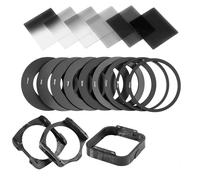 Lot de 8 filtres dégradés carrés Le noir