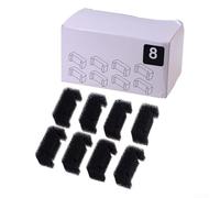 Lot de 8 filtres éponge en mousse noire pour fontaine de chat et chien, accessoire de rechange pour cycles de nettoyage ordinaires de fontaine