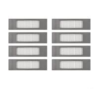 Lot de 8 filtres HEPA de rechange pour Ecovacs pour deebot ozmo 920 950 pour t5 N7 N8 pour aspirateur robot Pro Plus Gris