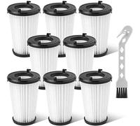 Lot de 8 filtres HEPA pour aspirateurs AEG Ergorapido CX7 CX7-2 - Numéro d'article AEF150 - Blanc