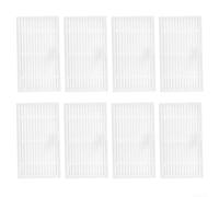 Lot de 8 filtres lavables pour aspirateur robot Cleanova/Vexilar W7/W9/W11/W15, pièces de rechange de style HEPA pour poils d'animaux
