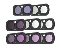 Lot de 8 filtres ND pour Insta360 Luna Ultra, UV CPL ND8 ND16 ND32 ND64 1/4 Black Mist Star Night, kit d'accessoires de filtre d'objectif en verre optique CPL ND8/16/32/64 Star Night 1/4 Black Mist