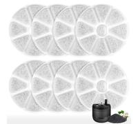 Lot de 8 filtres pour fontaine à chat Philips PAW3210/02, filtre de rechange à charbon actif, triple système de filtration