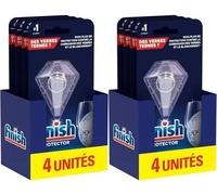 Lot de 8 - Finish Protector Nettoyant Lave-vaisselle Anticalcaire -Couleur et Brillance optimales