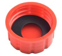 Lot de 8 fonds solides de rechange pour bidons de gaz de 4,4 cm à filetage grossier ABS avec joints, accessoire de réservoir de carburant robuste pour utilisation industrielle en extérieur