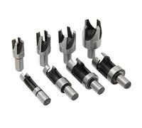 Lot de 8 forets de 6 mm/10 mm/13 mm/16 mm en acier rapide pour menuiserie et menuiserie