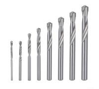 Lot de 8 forets en acier au carbure pour acier inoxydable, acier à ressort et métal avec longueur de 310 mm conçus pour une utilisation avec des perceuses manuelles et des tours