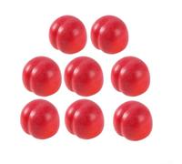 Lot de 8 fruits de prunes réalistes en mousse pour la préparation des repas, superposition de toile de fond de studio, décoration pour étui de boulangerie, matériaux scientifiques élémentaires