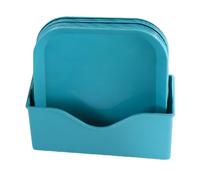 Lot de 8 gamelles plates pour chat peu profondes et peu profondes pour soulager la fatigue des moustaches, passent au lave-vaisselle, assiettes légères pour chat et chat à pattes courtes