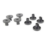Lot de 8 grandes roues inférieures pour lave-vaisselle Blomberg 40 mm