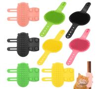 Lot de 8 grattoirs réglables en silicone pour chat d'intérieur, griffoir mural en silicone, grattoir d'angle doux pour chaton, canapé, chaise, griffoir