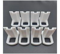 Lot de 8 Guides pour porte de placard coulissante en T Pour Rail Sans Roulette - Accessoire Pièce de Rechange Pour Coulisse.