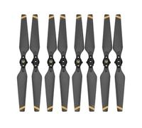 Lot de 8 hélices 8330 compatibles avec Le Drone DJI Mavic Pro, Pliables et à dégagement Rapide, Lames Rechange, Sens horaire antihoraire(8pcs Golden Edge)
